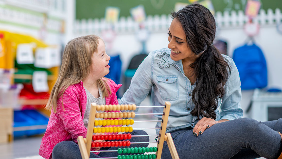 Teacher with student - Education Specialist Credential