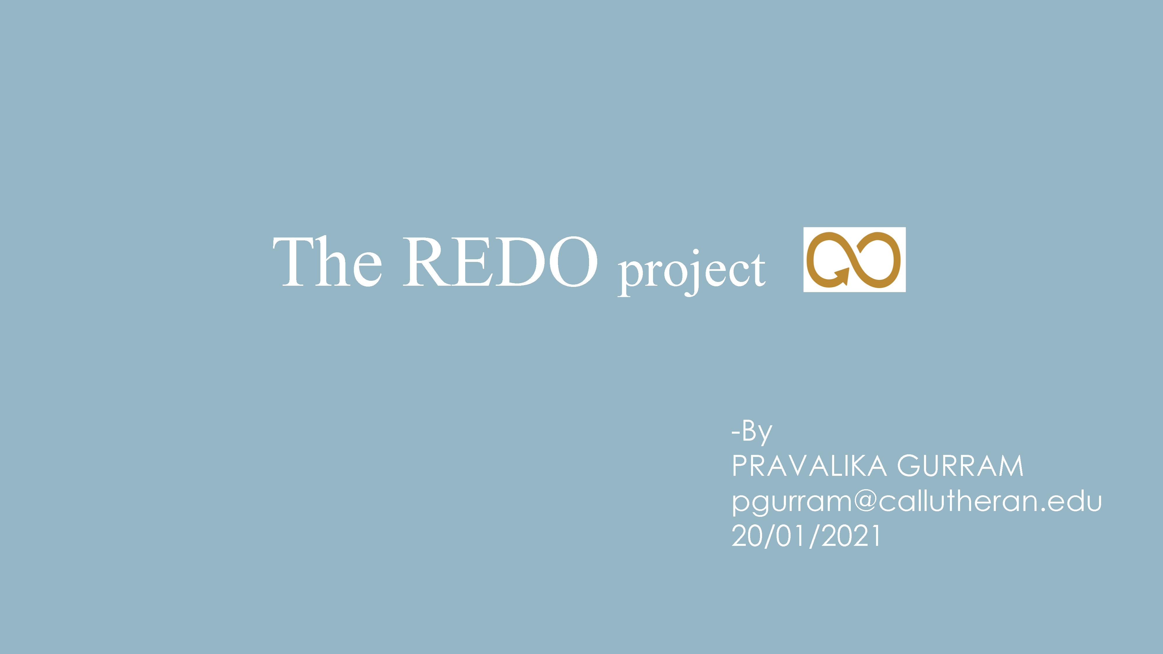 PRiME 2021 REDO Project