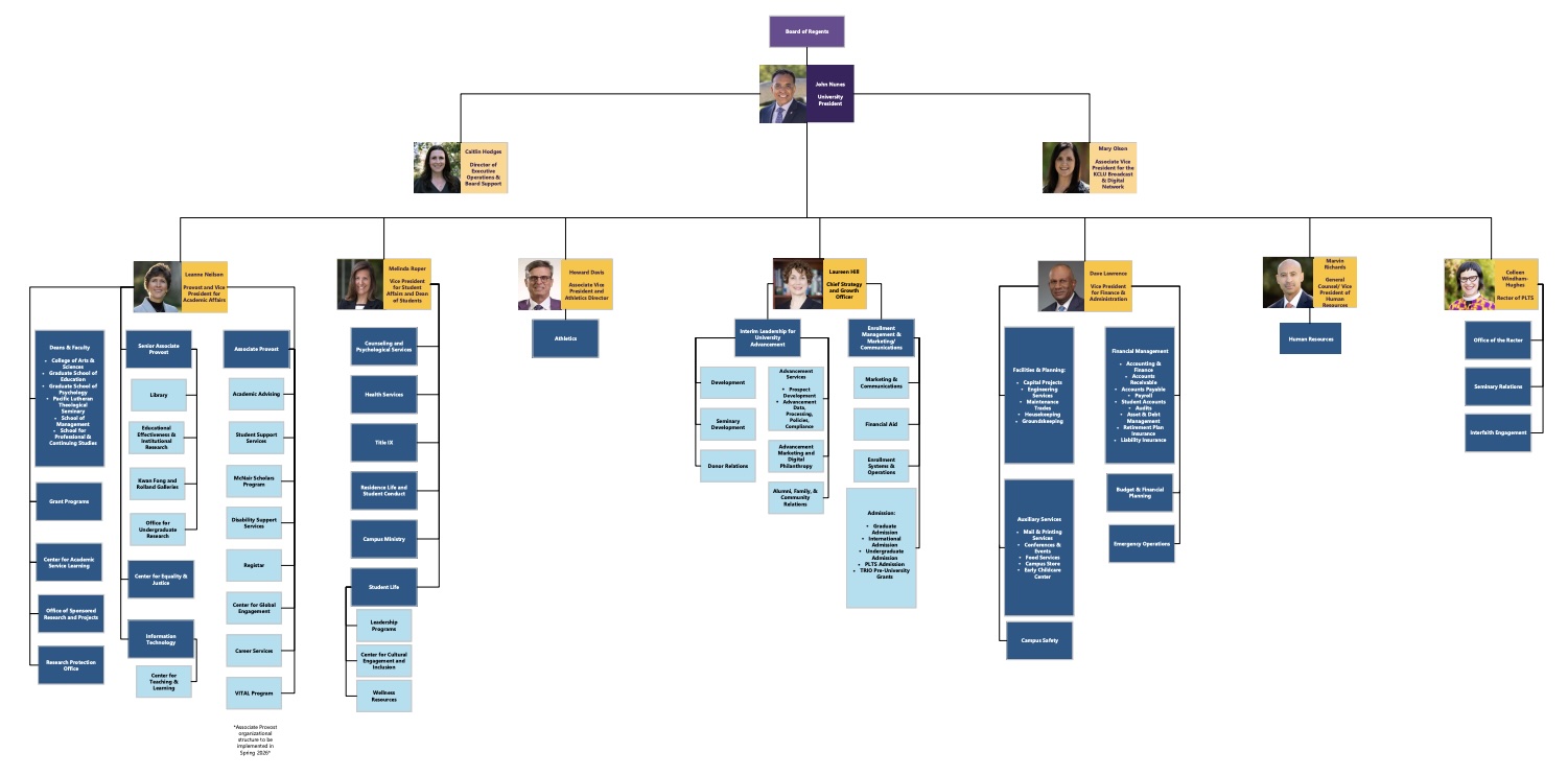 University Organizational Chart preview