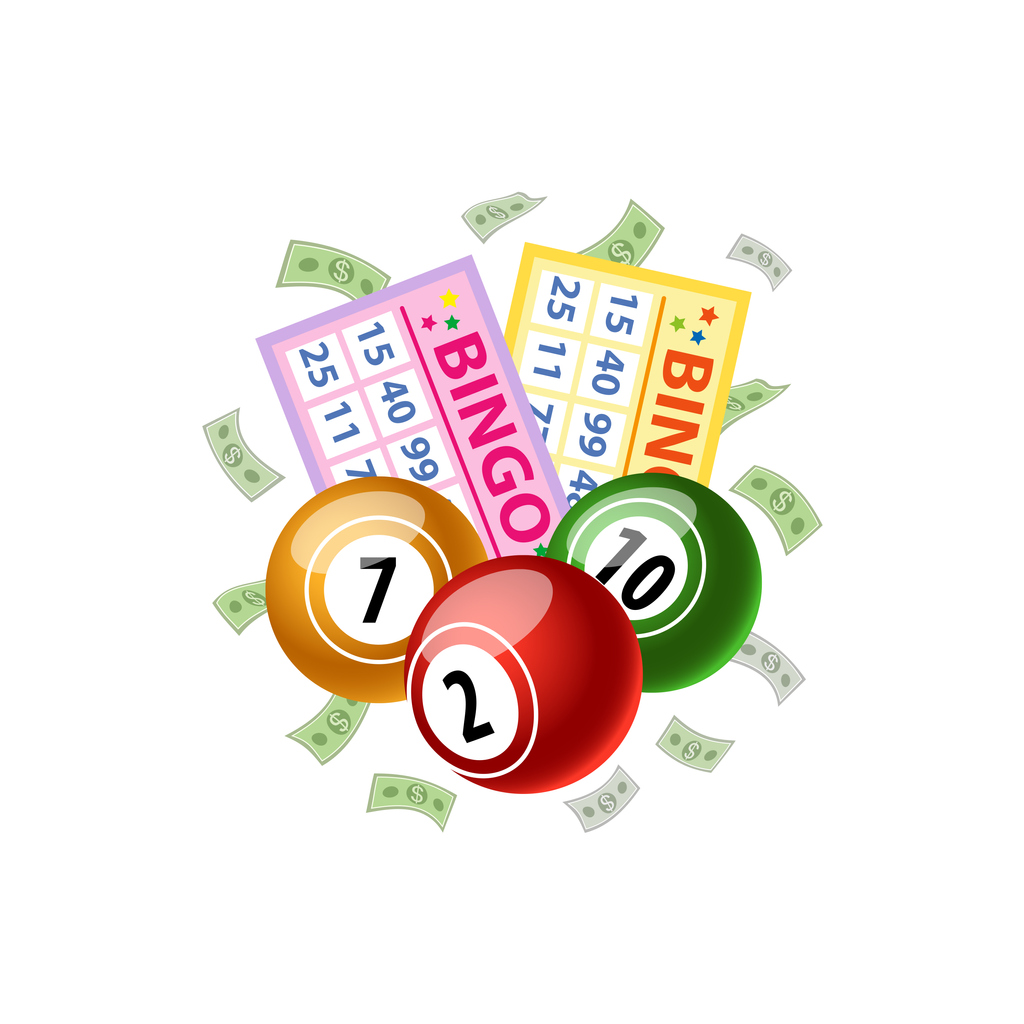 Illustration of bingo pieces